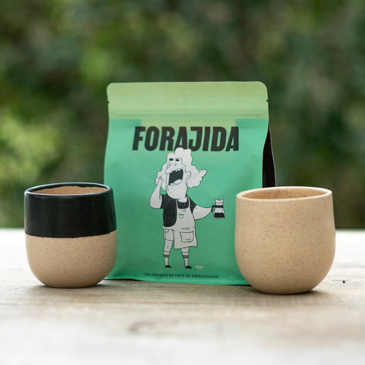 PACK 2 – 2 TAZAS DE CERÁMICA + 1 BOLSA 250GR MELBOURNE MIX