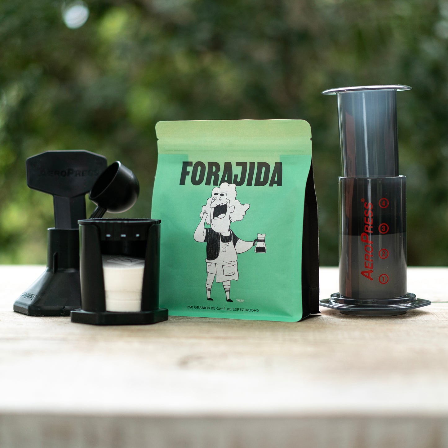 PACK 5 – 1 AEROPRESS + 1 BOLSA 250GR MELBOURNE MIX